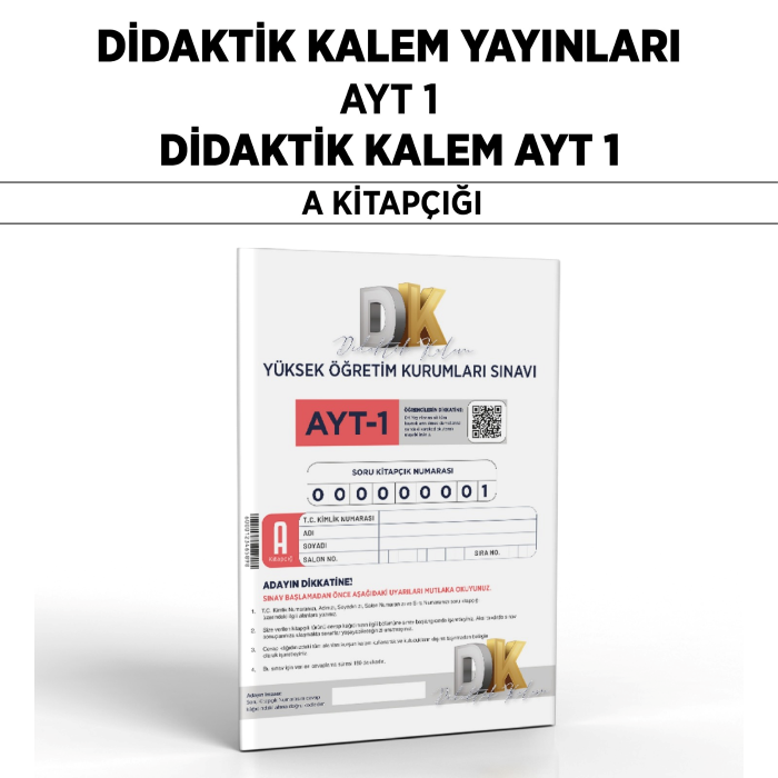 DİDAKTİK KALEM YKS AYT SNV 1-A - 25-26